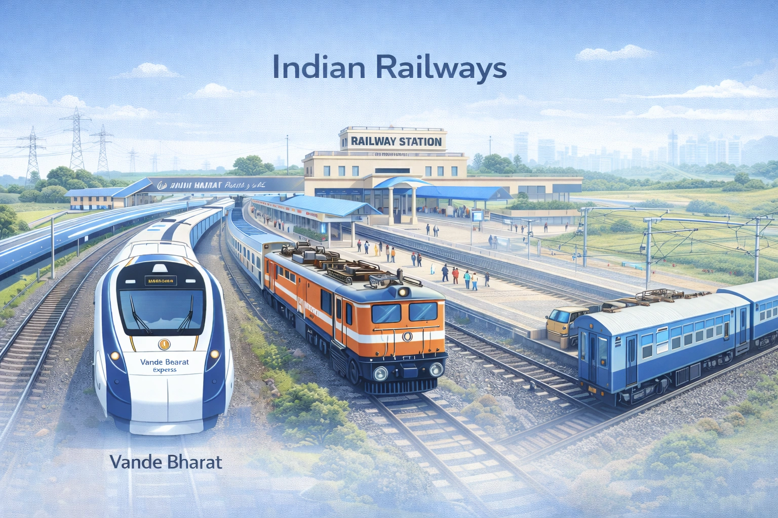 भारतीय रेलवे: दुनिया की चौथी सबसे बड़ी रेल नेटवर्क पूरी जानकारी